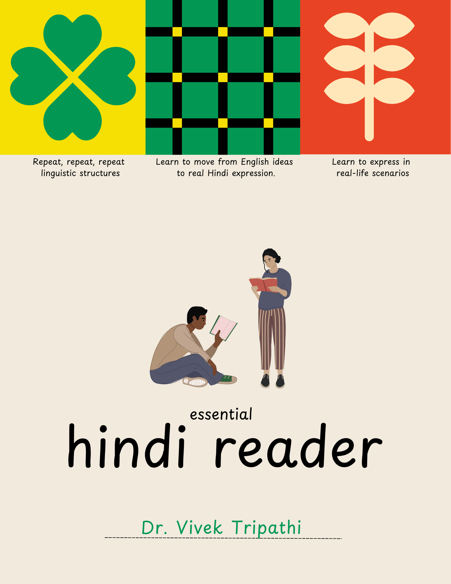 Essential Hindi Reader, three-book series, by Dr Vivek Tripathi