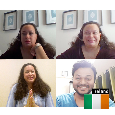 Online Hindi lesson with a learner in Ireland
