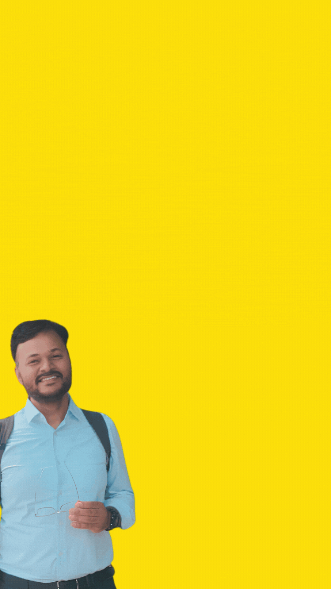 Vivek Tripathi welcoming learners